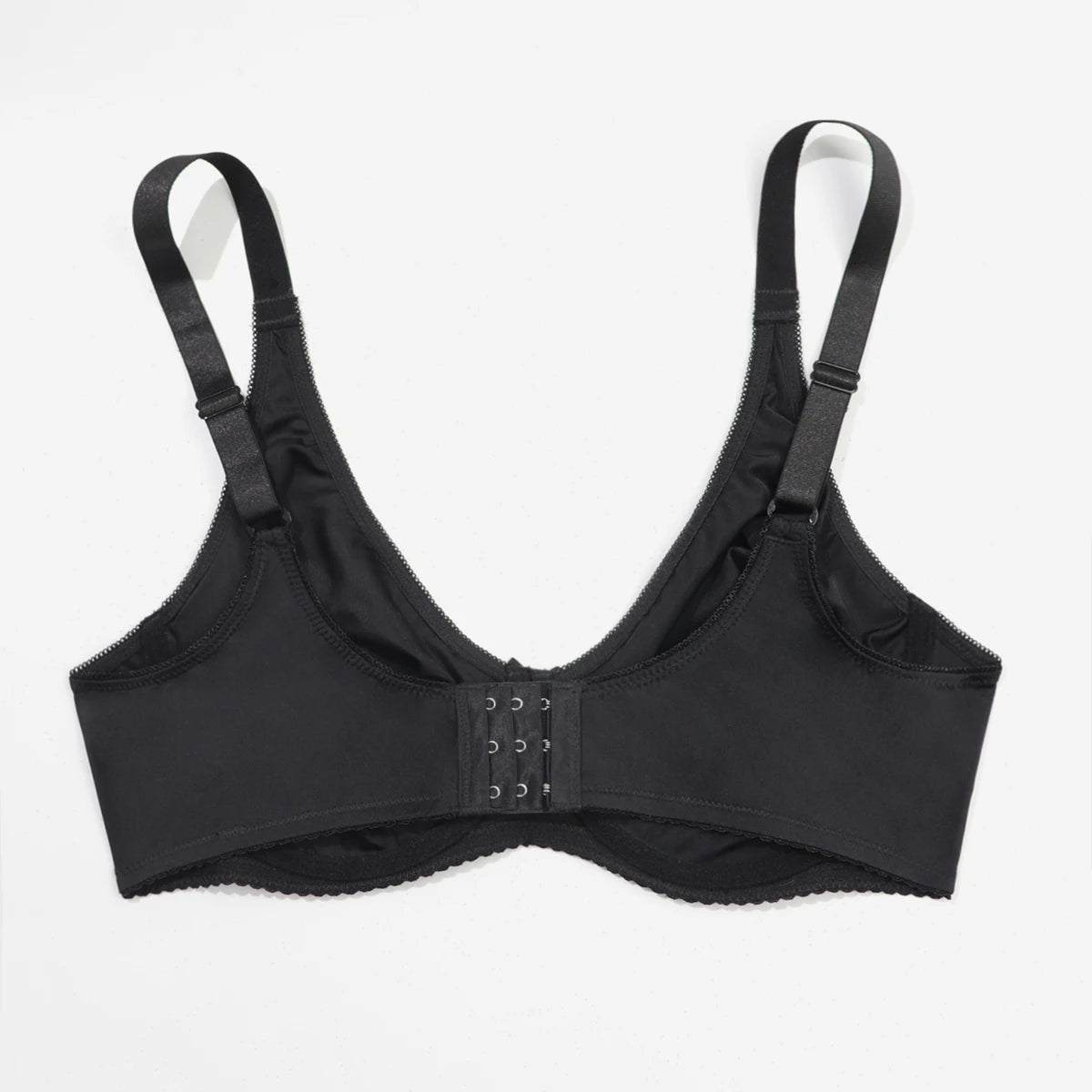 Underwire Bra for Large Breasts - Plus Size Thin Unlined Bra (Sizes 38C-44C, 38D-48D)