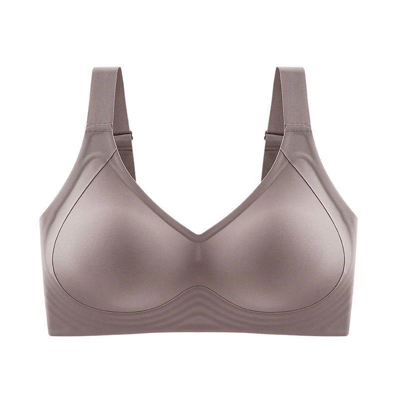 Push Up Wireless Bra - Seamless Thin Cup Plus Size Bralette (M-6XL)