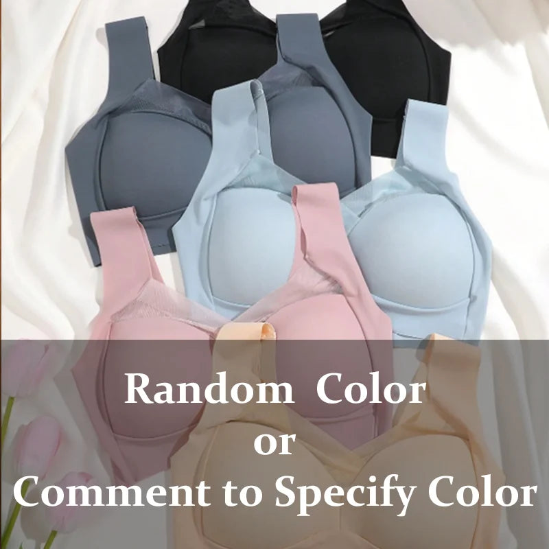 3Pcs Plus Size Seamless Wireless Sport Bras