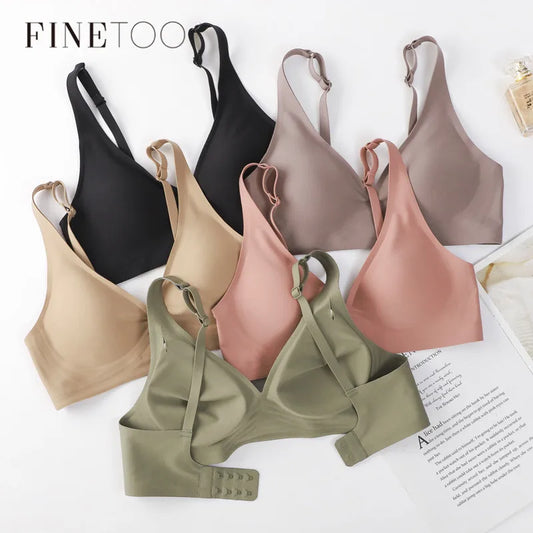 Sexy Seamless Deep V Wireless Bra