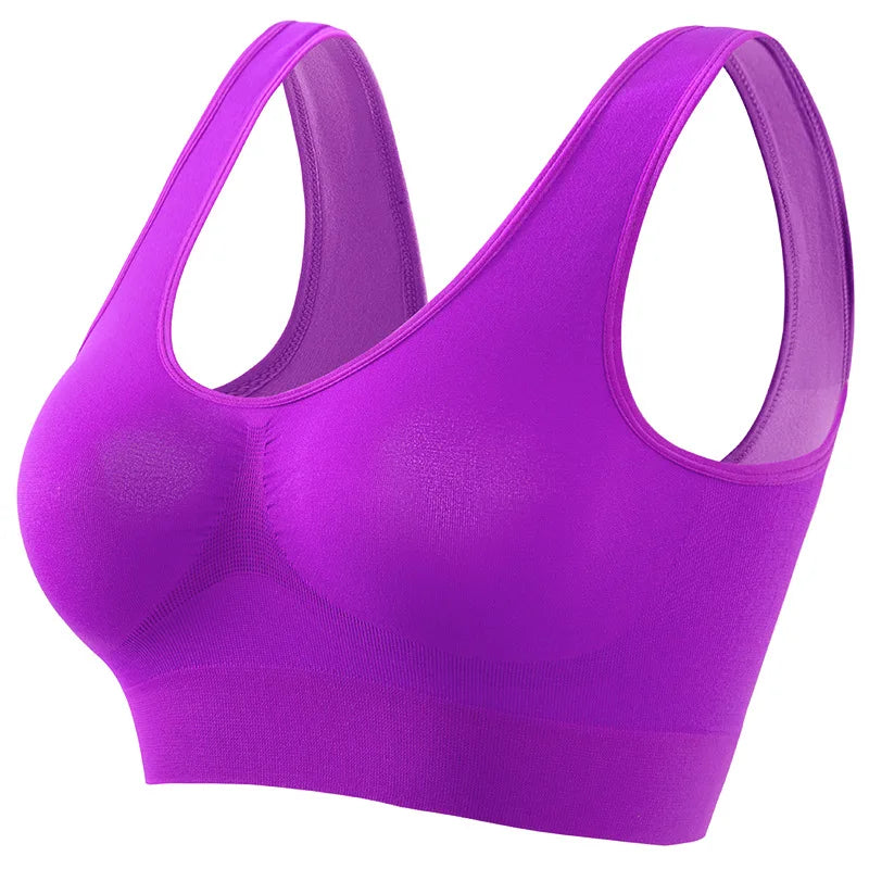 Women's Seamless Push-Up Wireless Sports Bra (S-5XL)