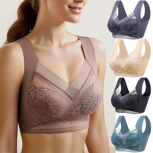Summer Push Up Bra Plus Size Lace L-5XL