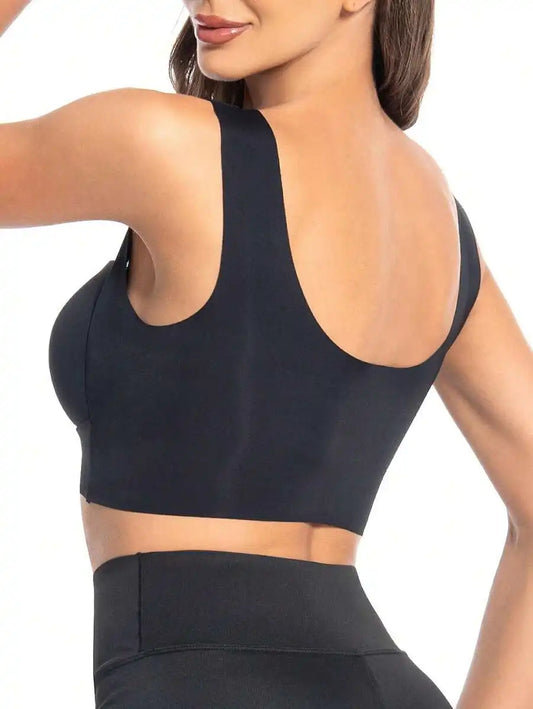3Pcs Plus Size Seamless Wireless Sport Bras