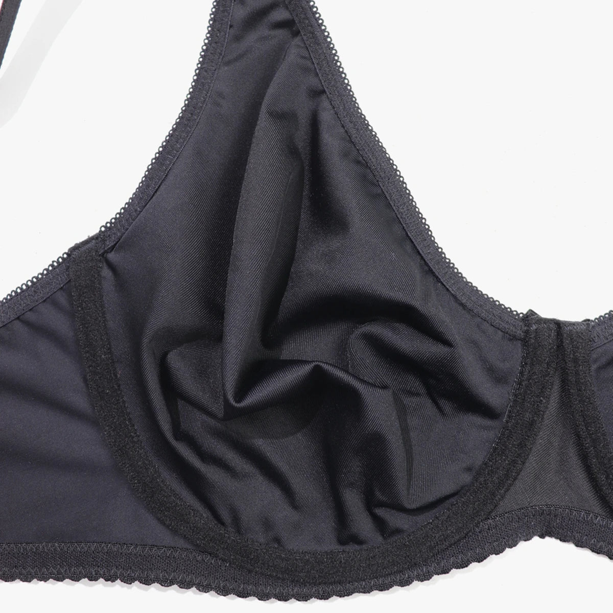 Underwire Bra for Large Breasts - Plus Size Thin Unlined Bra (Sizes 38C-44C, 38D-48D)