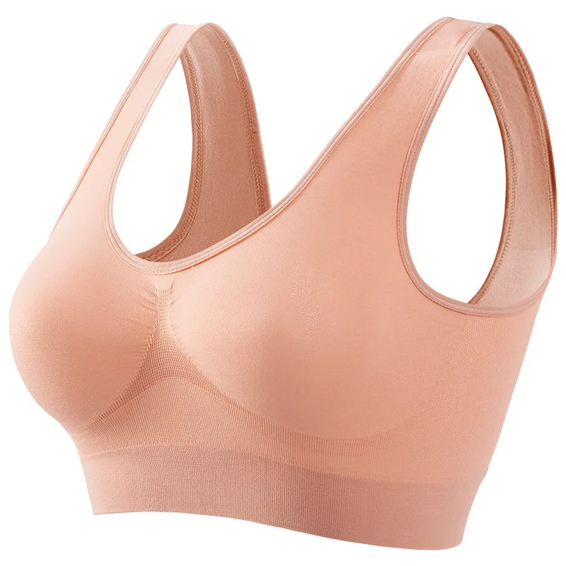 Women's Seamless Push-Up Wireless Sports Bra (S-5XL)