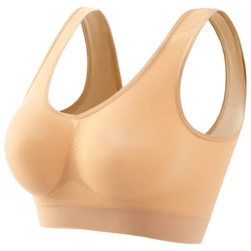 Women's Seamless Push-Up Wireless Sports Bra (S-5XL)