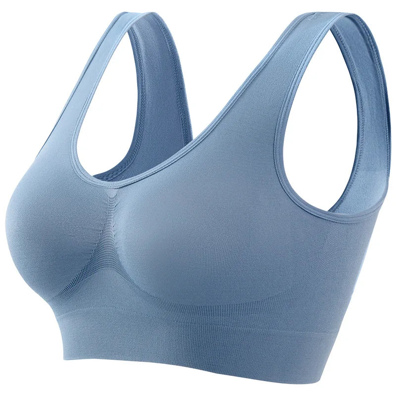 Women's Seamless Push-Up Wireless Sports Bra (S-5XL)