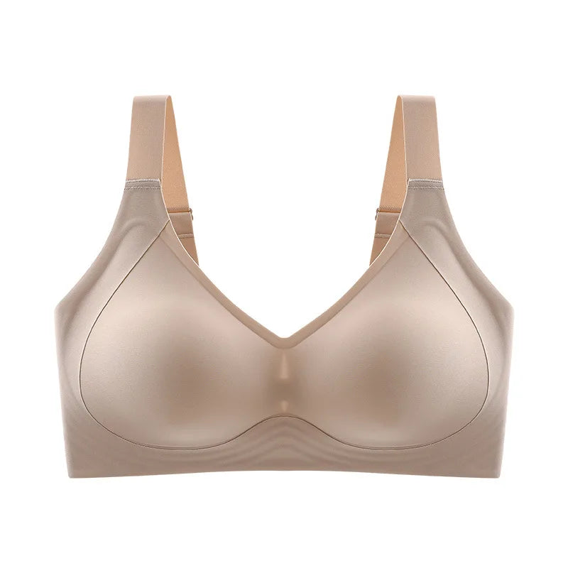 Push Up Wireless Bra - Seamless Thin Cup Plus Size Bralette (M-6XL)
